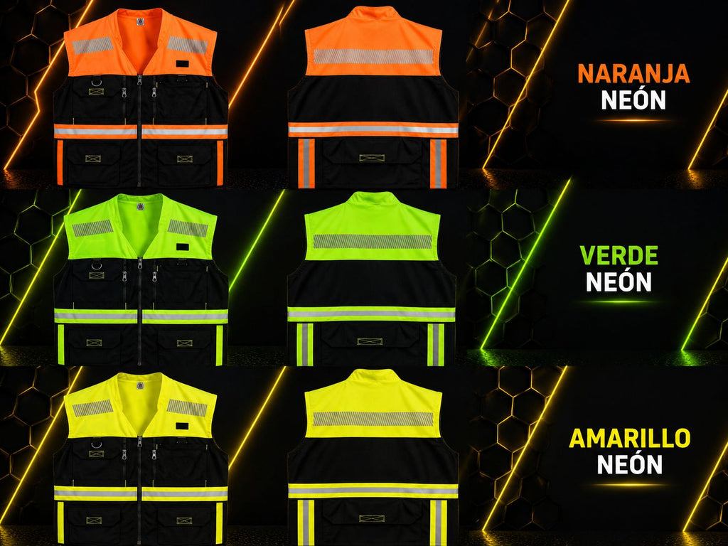 Chaleco Industrial "NAVYTECH" / Diseño Ejecutivo de Alta Resistencia